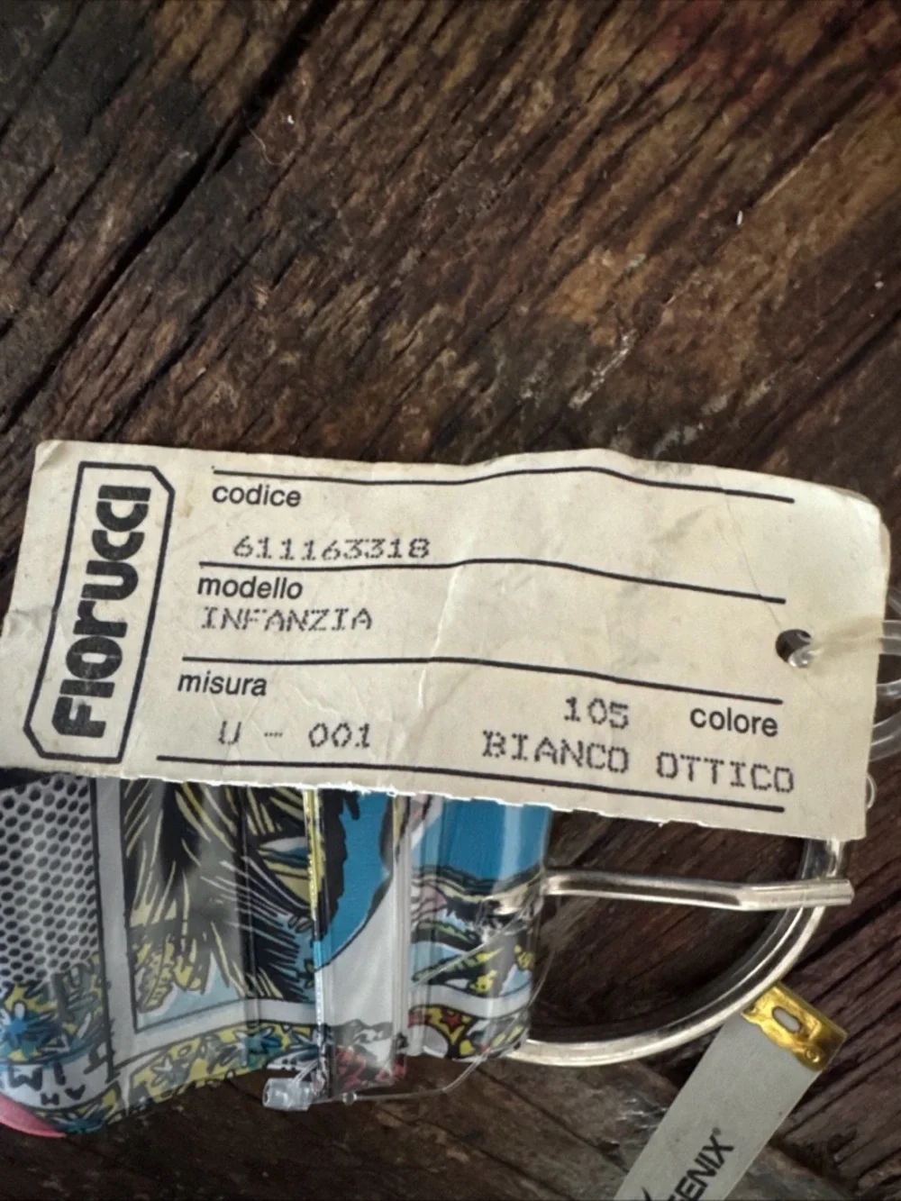 Fiorucci Infanzia Comic Strip O-Ring Belt Brand New with Tags Vintage